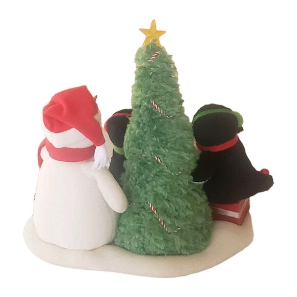 2006 Hallmark Jingle Pals Very Merry Trio Snowman Penguin Christmas Tree - Picture 10 of 13